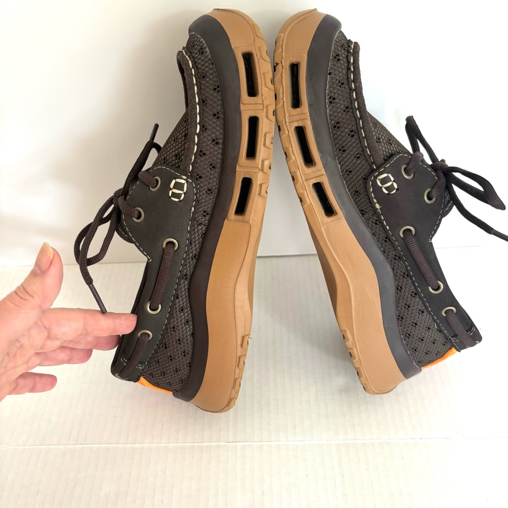 SoftScience The Fin 2.0 Men's Fishing Boating Shoes Brown Tan Lightweight Size 7 - Picture 8 of 13